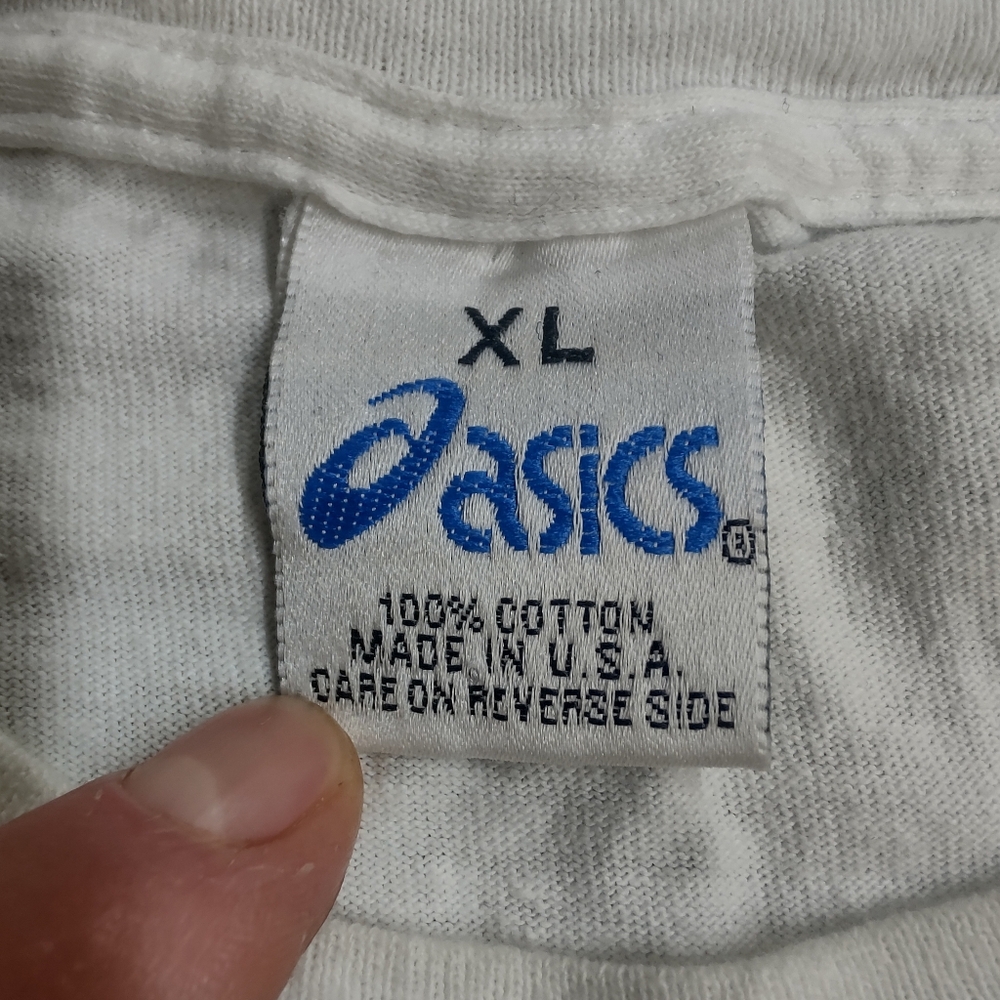 Asics T-shirt - 80s/90s Vintage - Men's XL - Picture 4 of 7